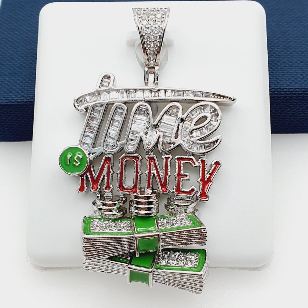 - "925 Sterling Silver Plated CZ Pendant, EVBRS657
